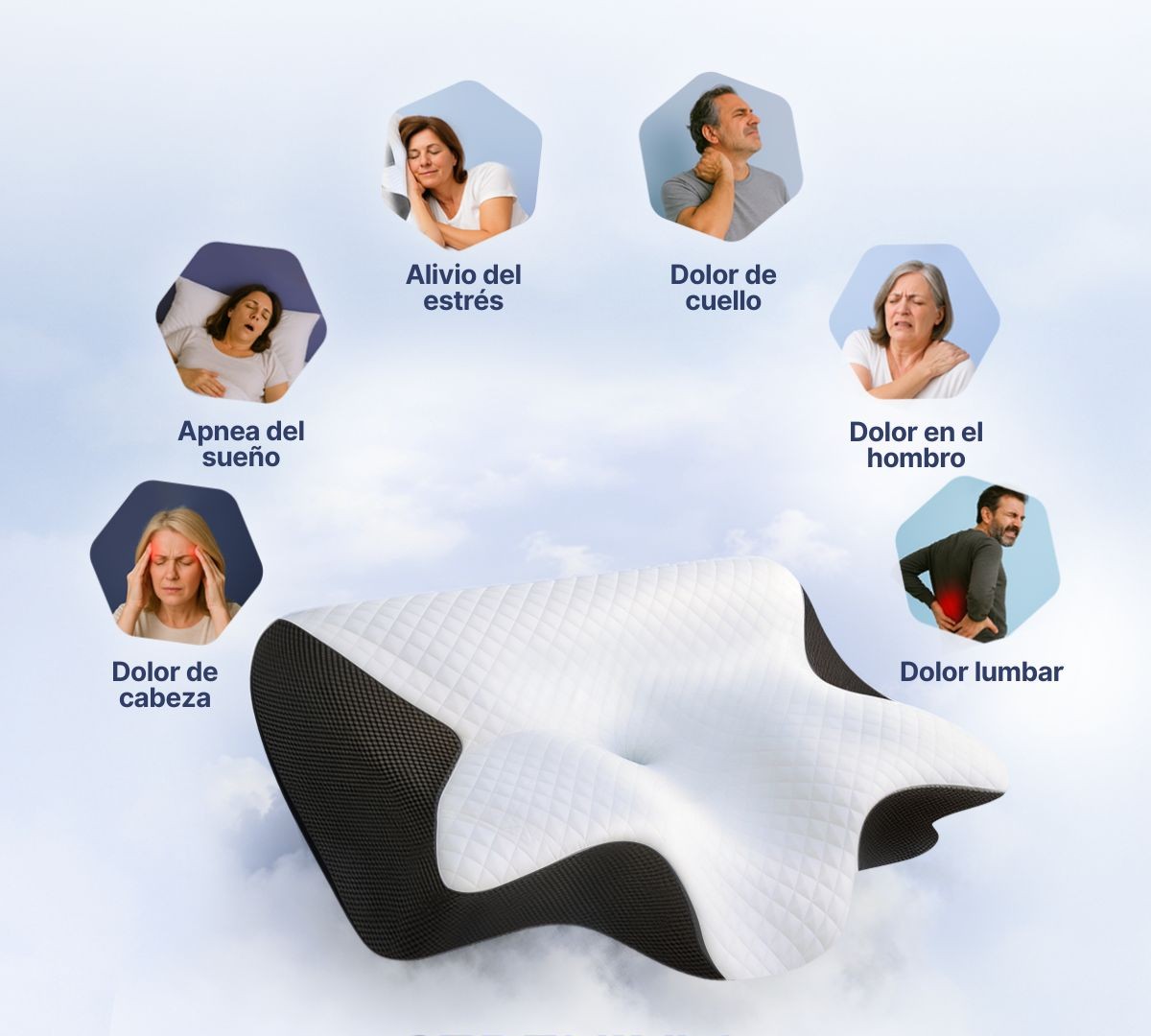 Almohada Cervical Ortopédica Ortoluna