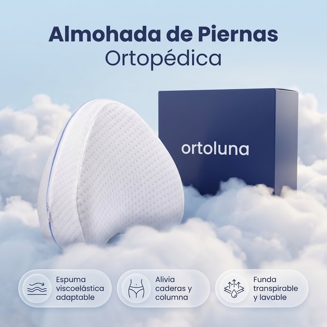 Almohada ergonómica para piernas